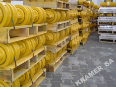 KRAMER тізбектің жетекші дөңгелектің жүріс роликтері лемехи қосалқы бөлшектер/б құрылыс машиналары сервистік қызмет көрсету Польшада